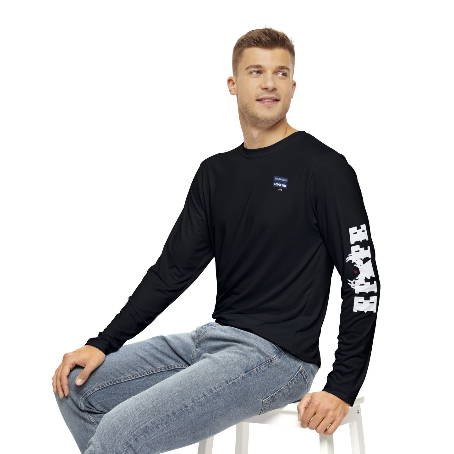 Elks Riders Men's Long Sleeve Shirt (AOP)