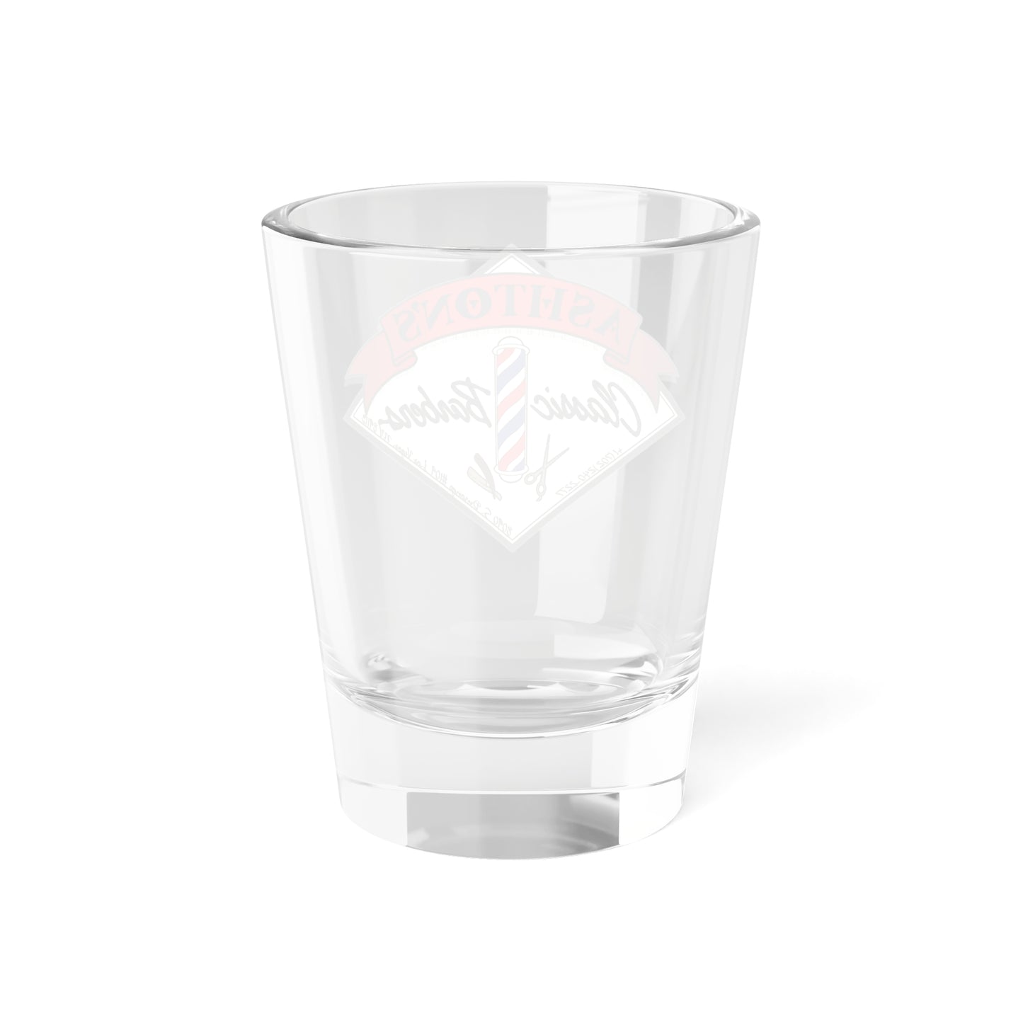 Ashton’s Classic Barbers Shot Glass, 1.5oz