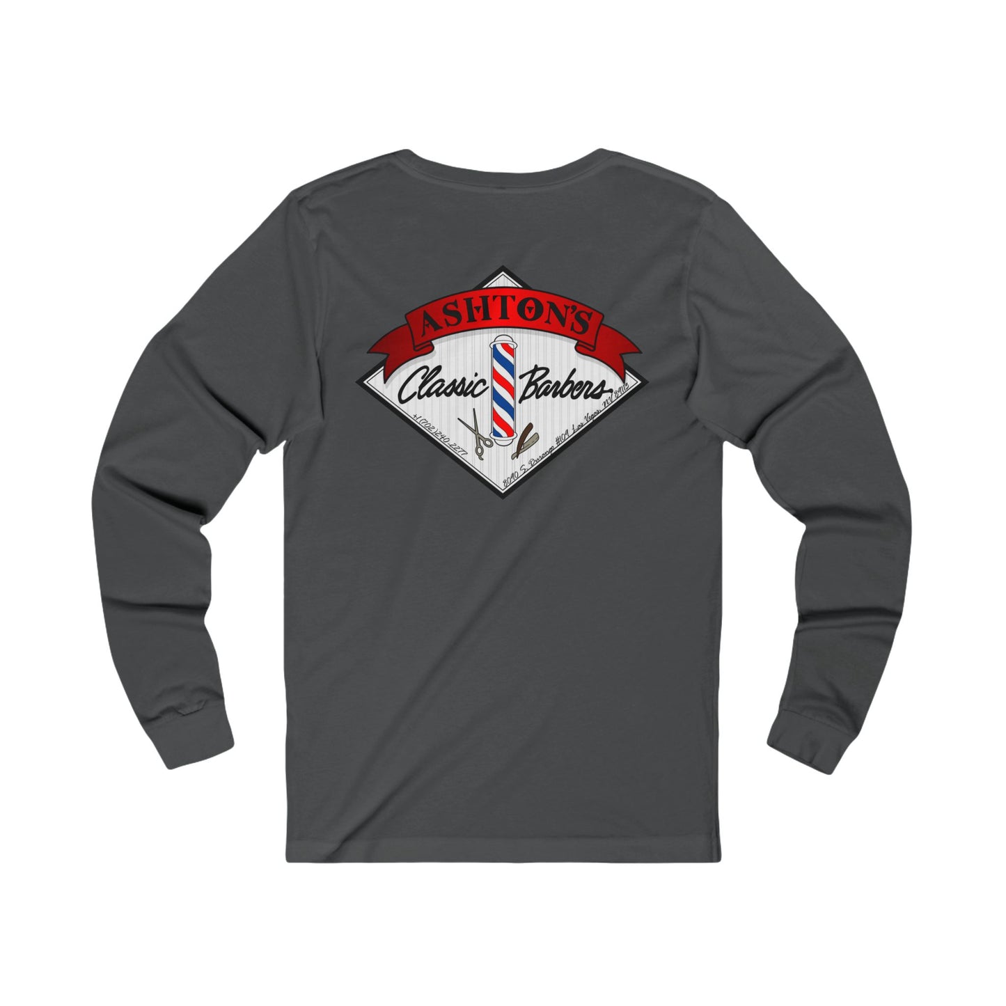 Ashton’s Classic Barbers Unisex Jersey Long Sleeve Tee