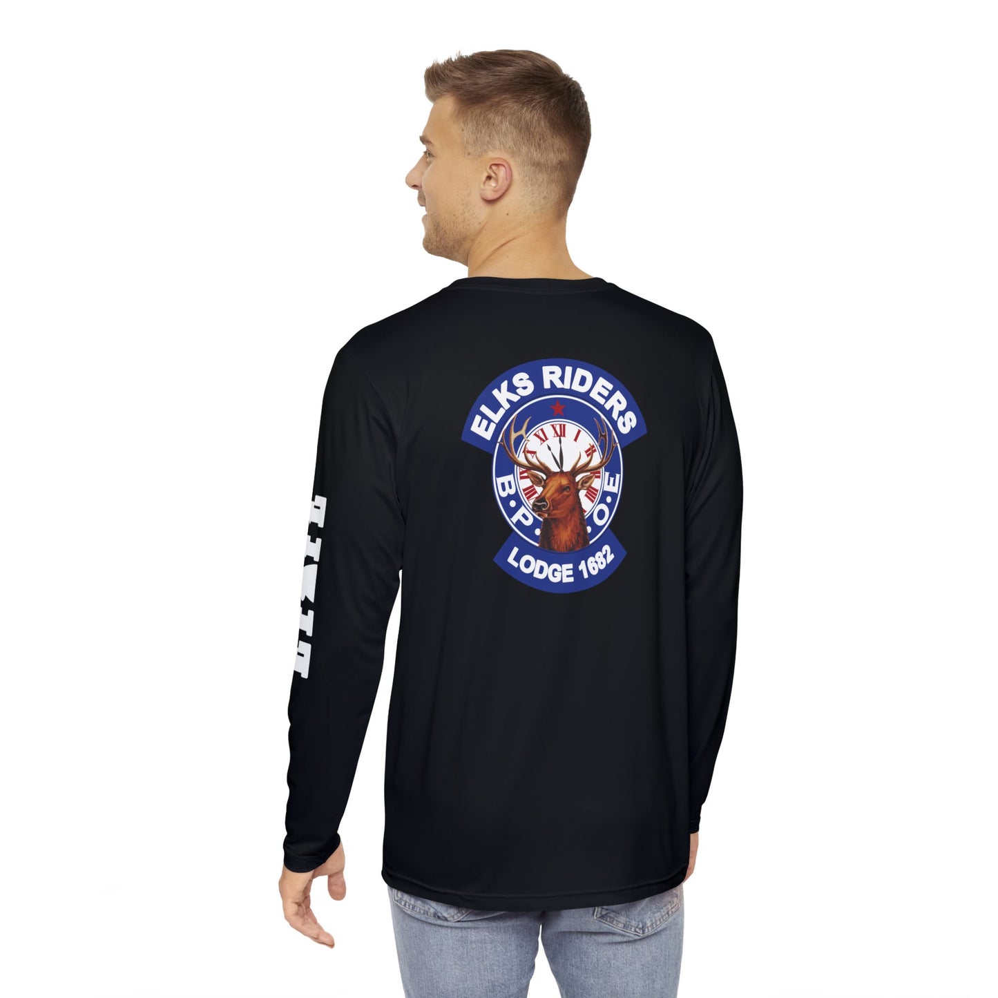 Elks Riders Men's Long Sleeve Shirt (AOP)