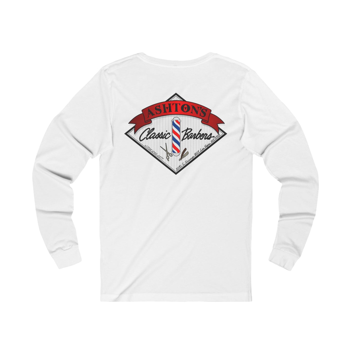 Ashton’s Classic Barbers Unisex Jersey Long Sleeve Tee