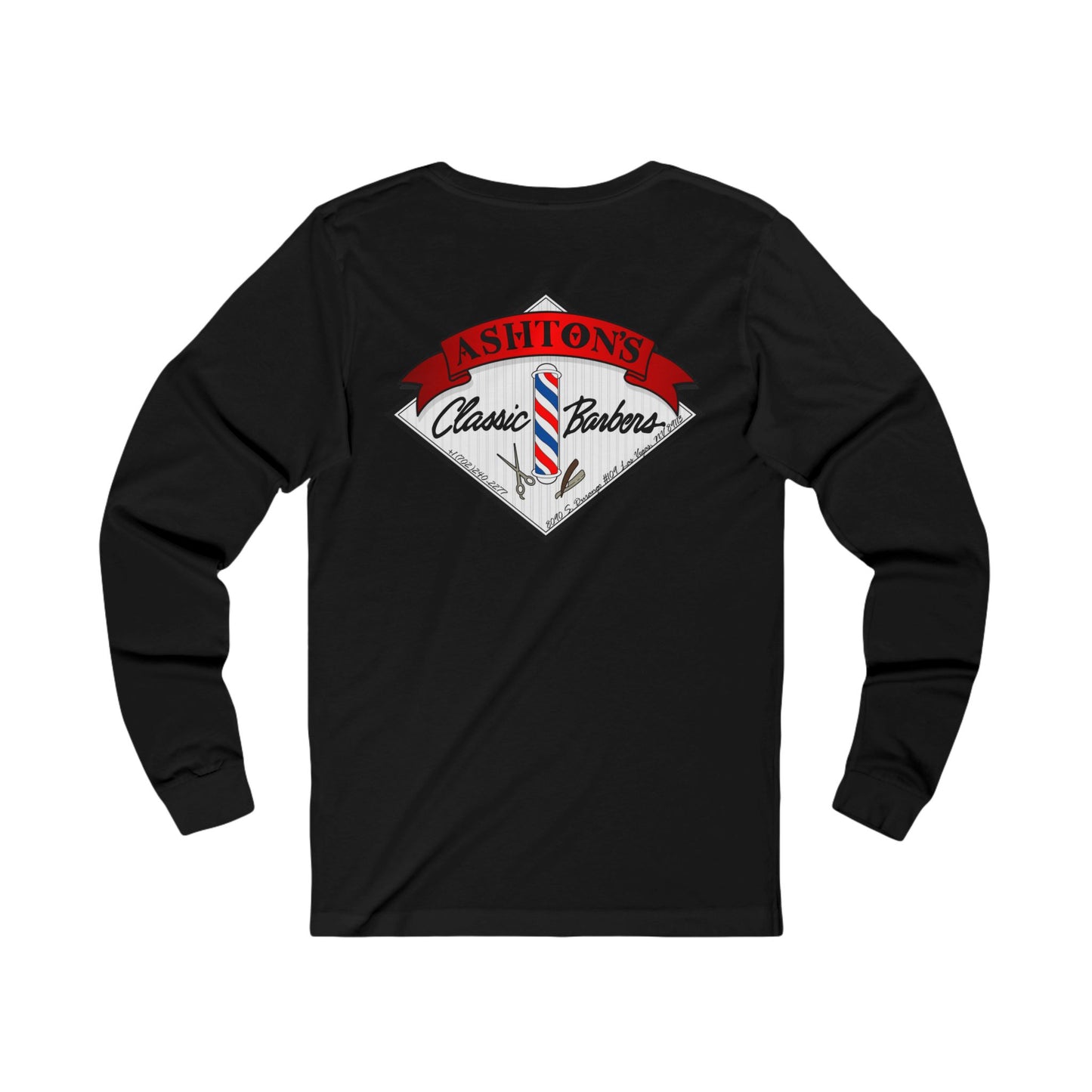 Ashton’s Classic Barbers Unisex Jersey Long Sleeve Tee