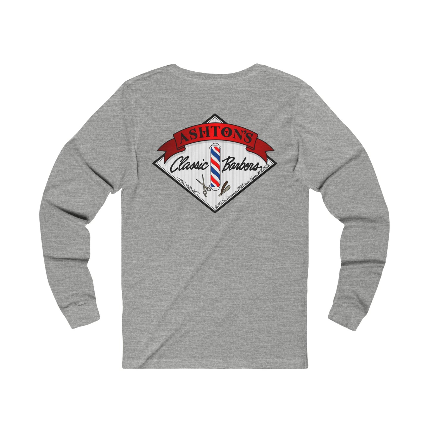 Ashton’s Classic Barbers Unisex Jersey Long Sleeve Tee