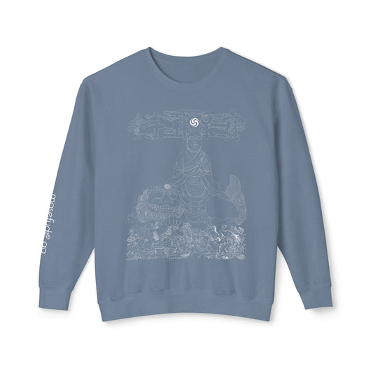 Zen Temple Unisex Lightweight Crewneck Sweatshirt